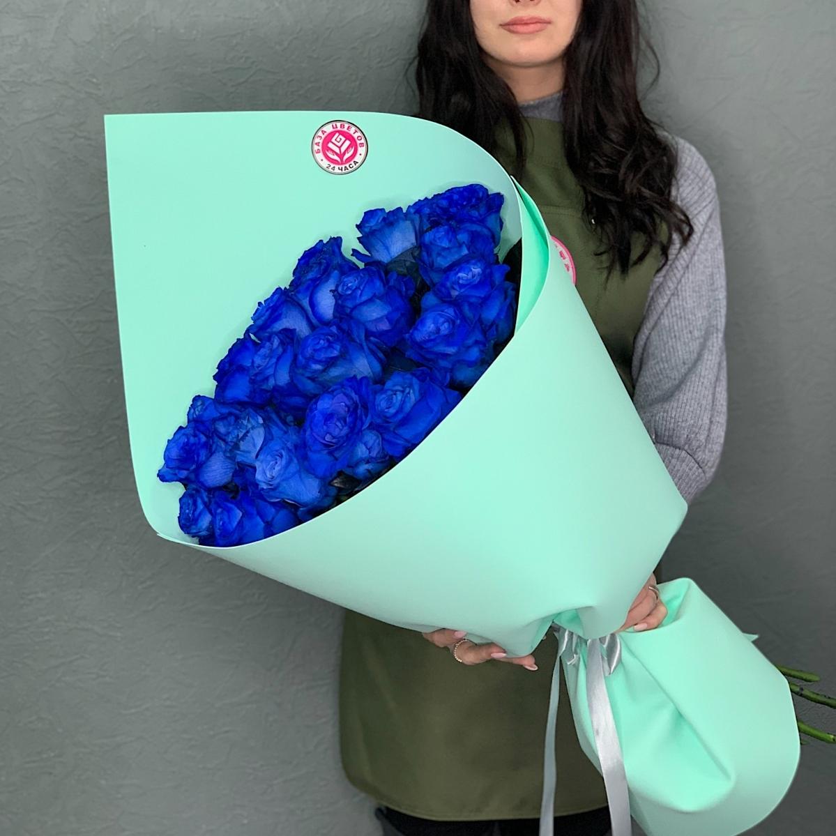 Букеты из синих роз (Эквадор) Артикул  184000
