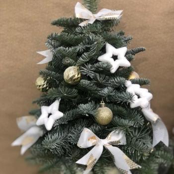 Маленькая новогодняя ёлка со снежинками (Артикул  308800)