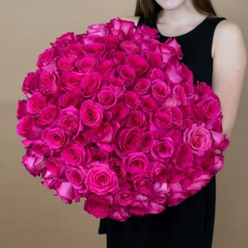 Букеты из розовых роз 40 см (Эквадор) код - 86720